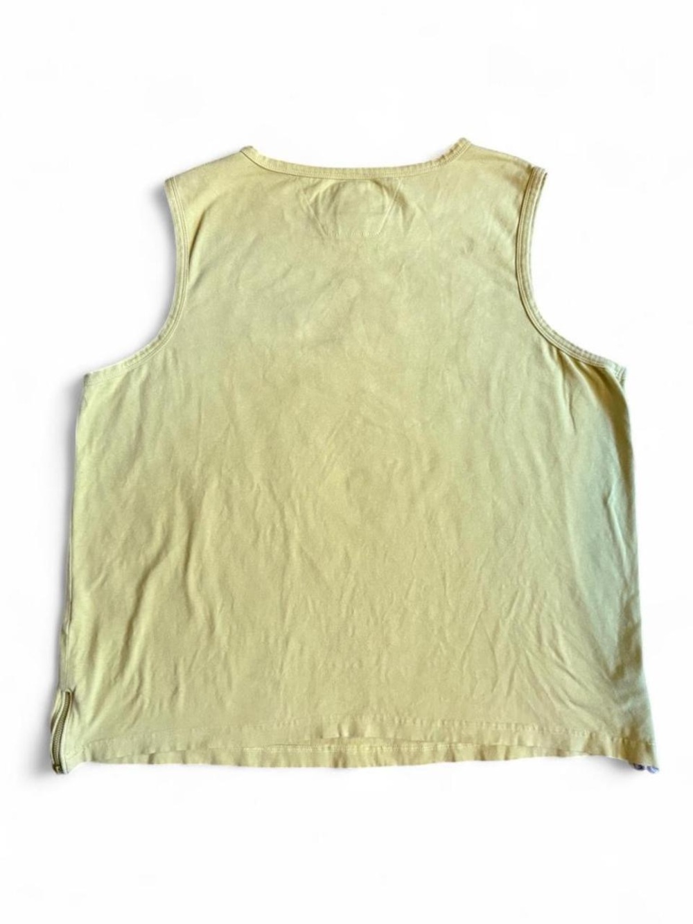 Vintage Harley-Davidson Yellow Tank with White Chest Stripe - Picture 5 of 5